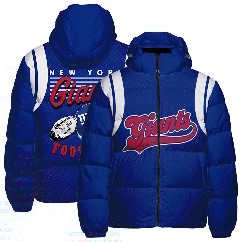 New York Giants CozyCloud Down Jacket AZBTDWJ000339