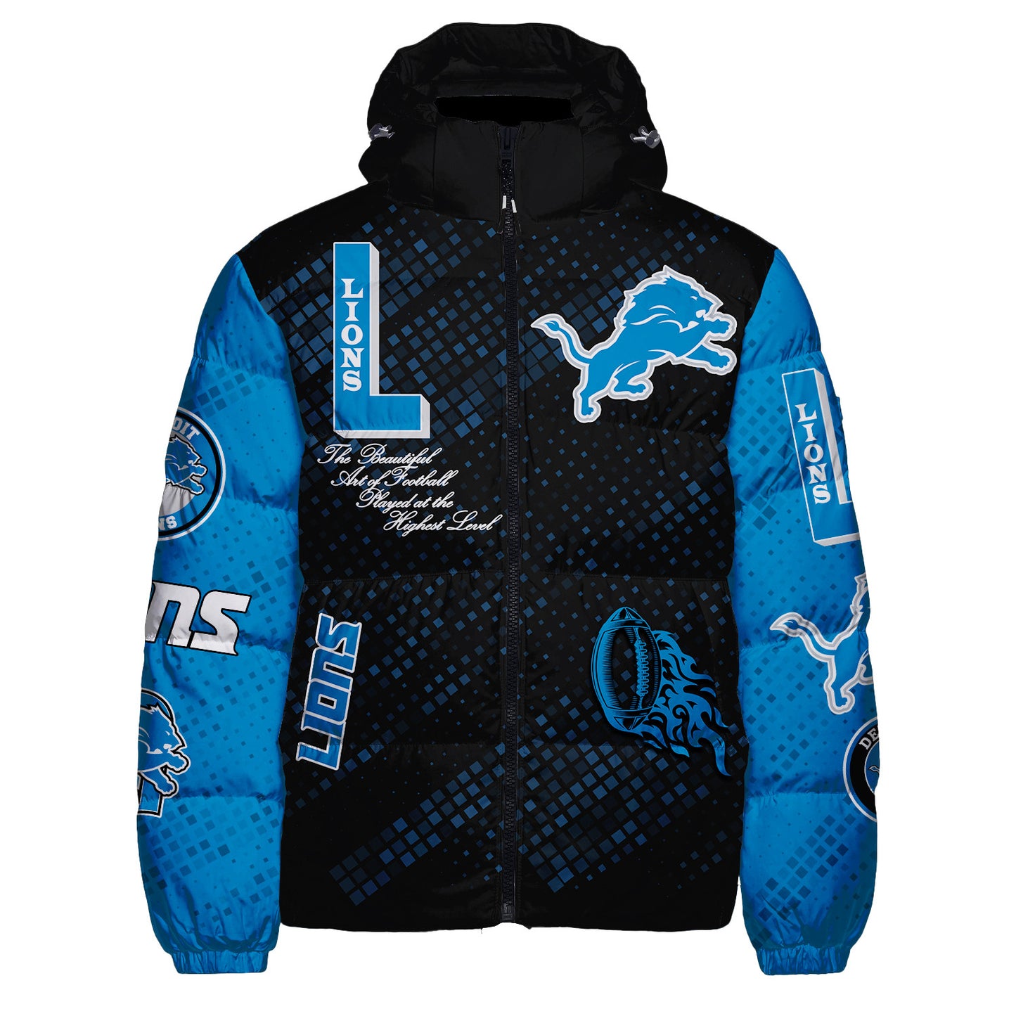 Detroit Lions CozyCloud Down Jacket AZBTDWJ000049