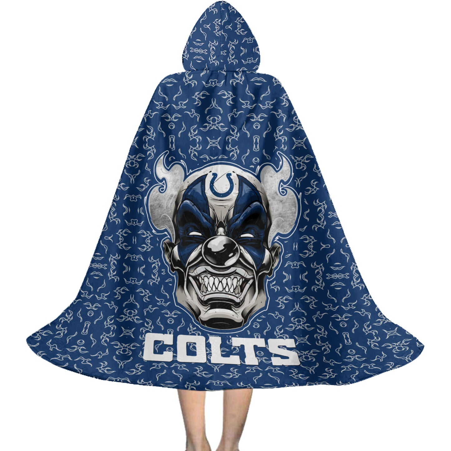 Indianapolis Colts Halloween Clown Limited Edition All-Over Print Halloween Cloak