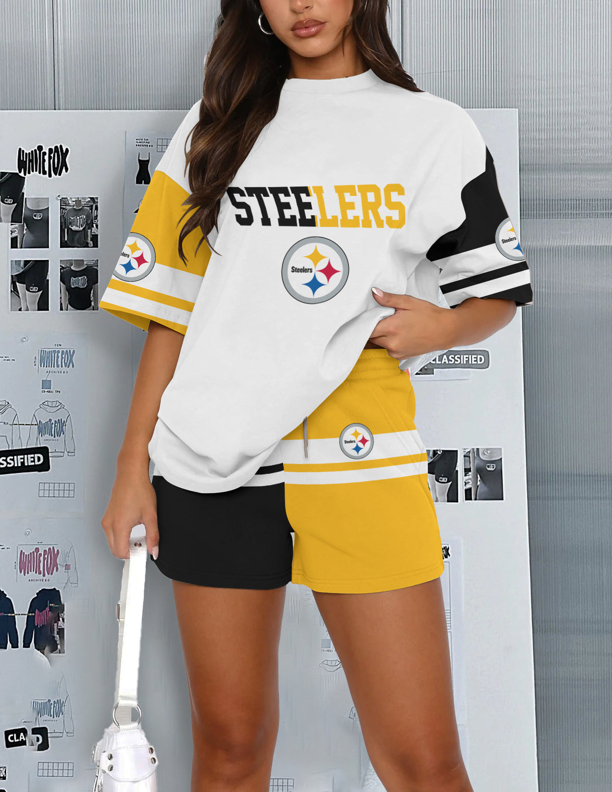 Pittsburgh Steelers  Limited Edition Top And Shorts Two-Piece Suits