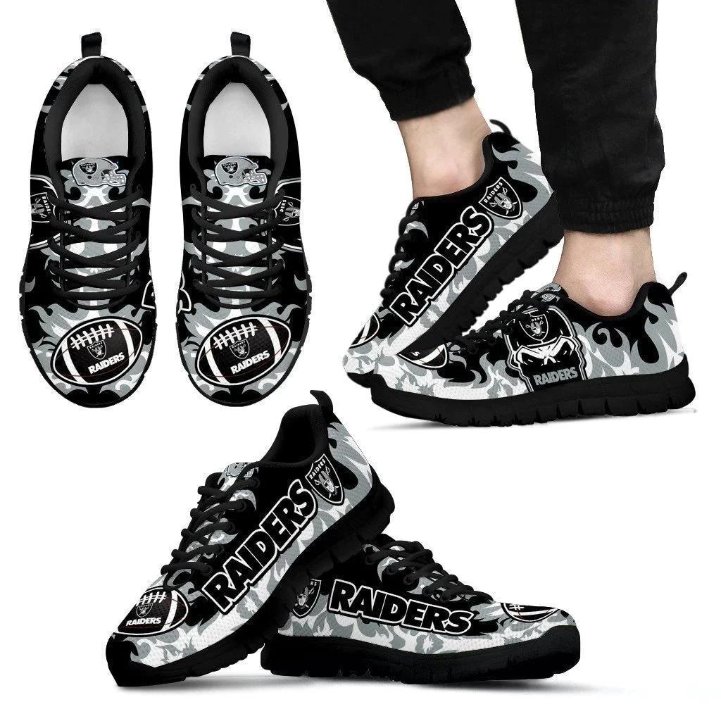 Las Vegas Raiders Custom Sneakers For Fan HA13