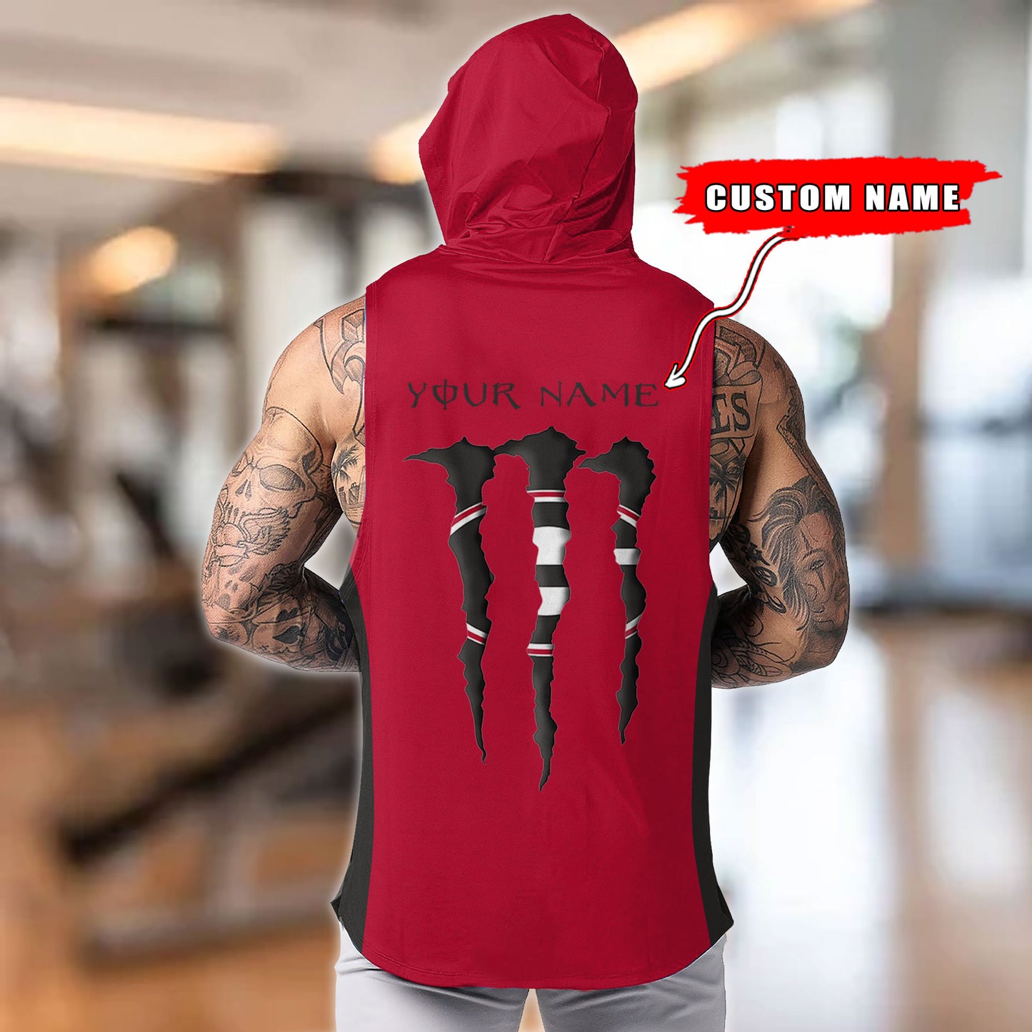 Georgia Bulldogs Personalized Men Workout Hooded Tank Top AZBTMHTT000072