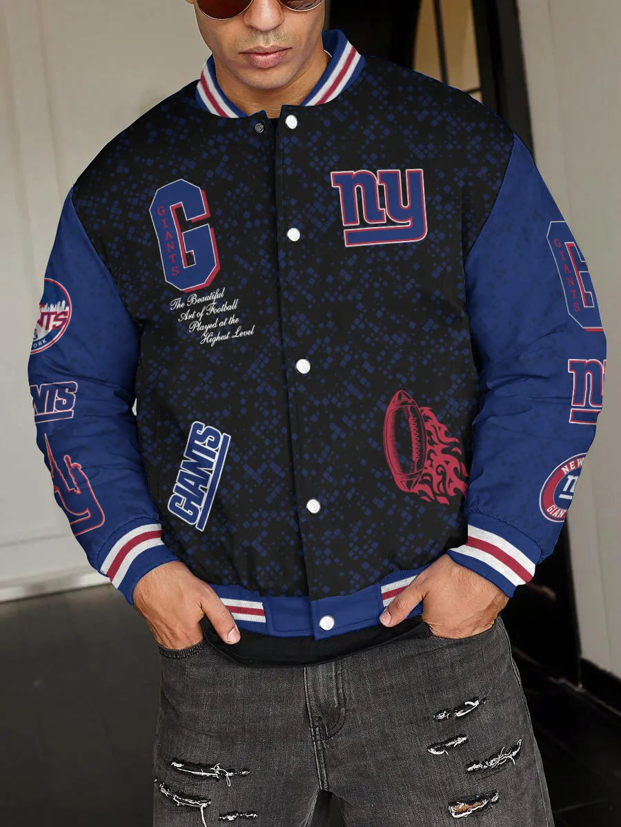 New York Giants National Football League Varsity Jacket AZBTVJK000493