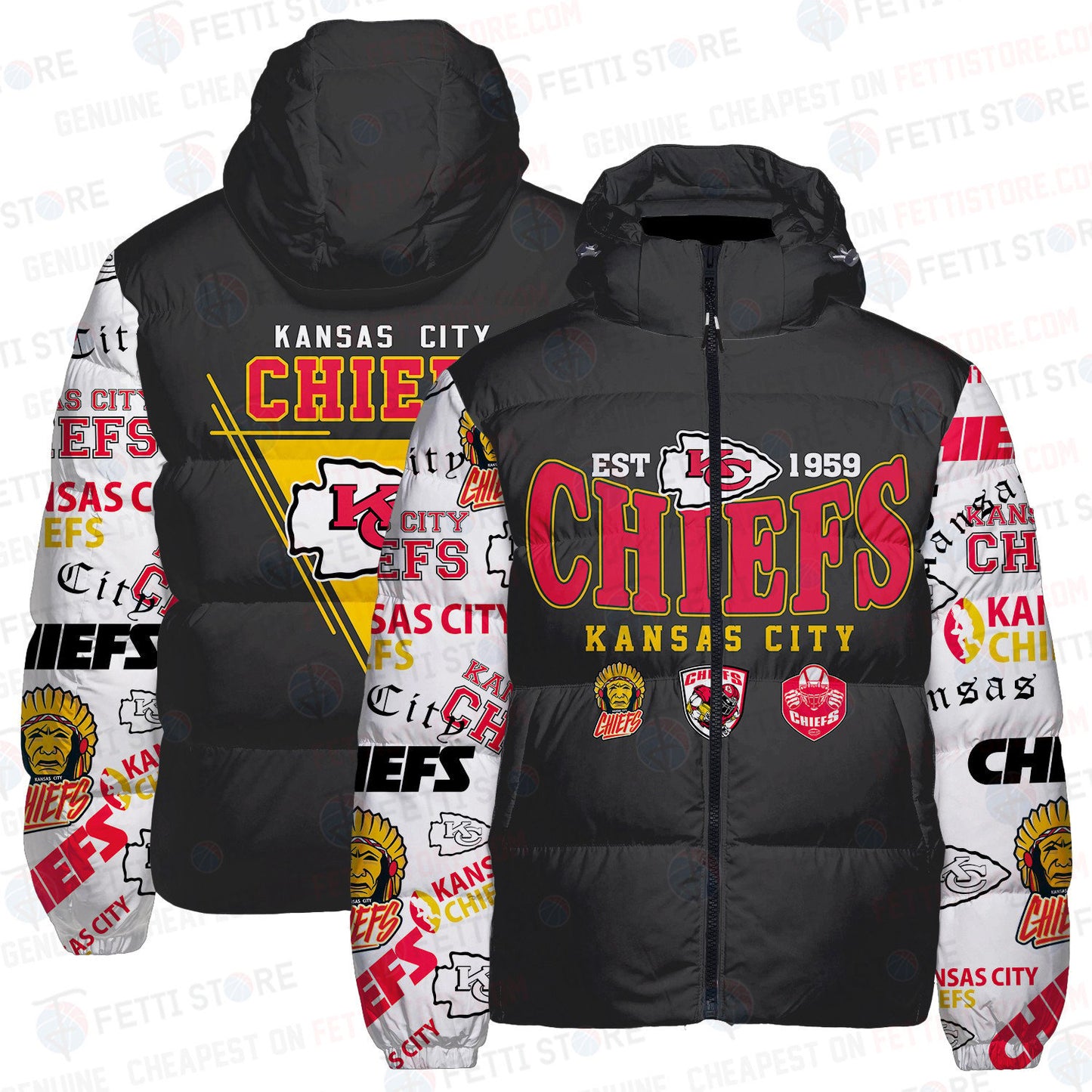 Kansas City Chiefs CozyCloud Down Jacket AZBTDWJ000351