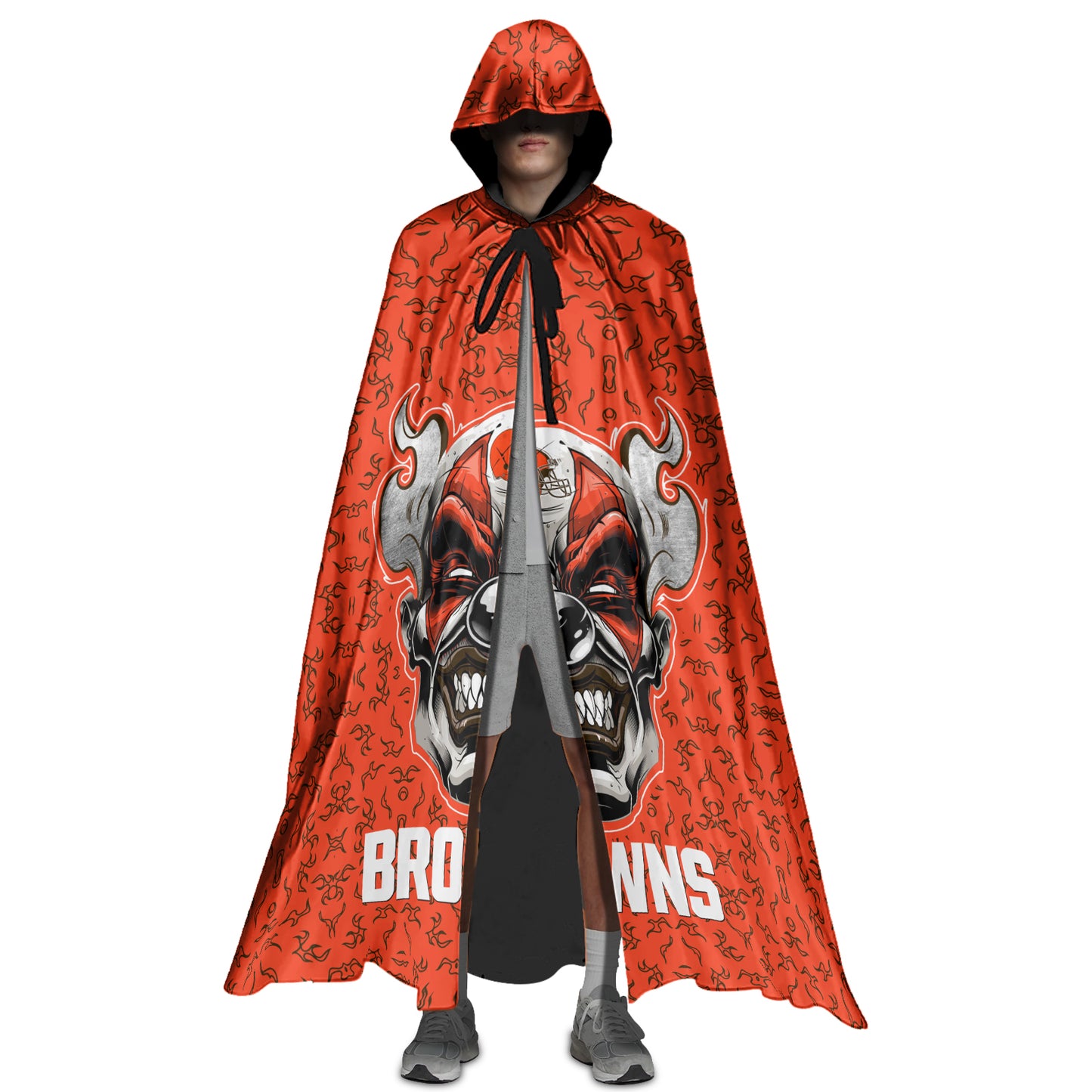 Cleveland Browns Halloween Clown Limited Edition All-Over Print Halloween Cloak