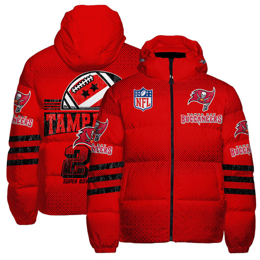 Tampa Bay Buccaneers CozyCloud Down Jacket AZBTDWJ000412