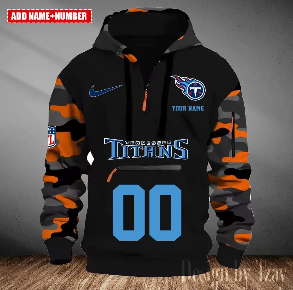 Tennessee Titans Camouflage Hooded Sweatshirt HA31