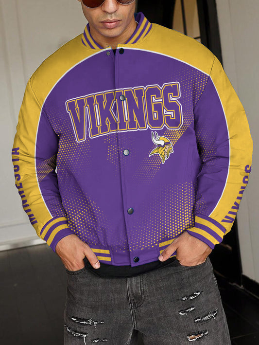 Minnesota Vikings National Football League Varsity Jacket AZBTVJK000451