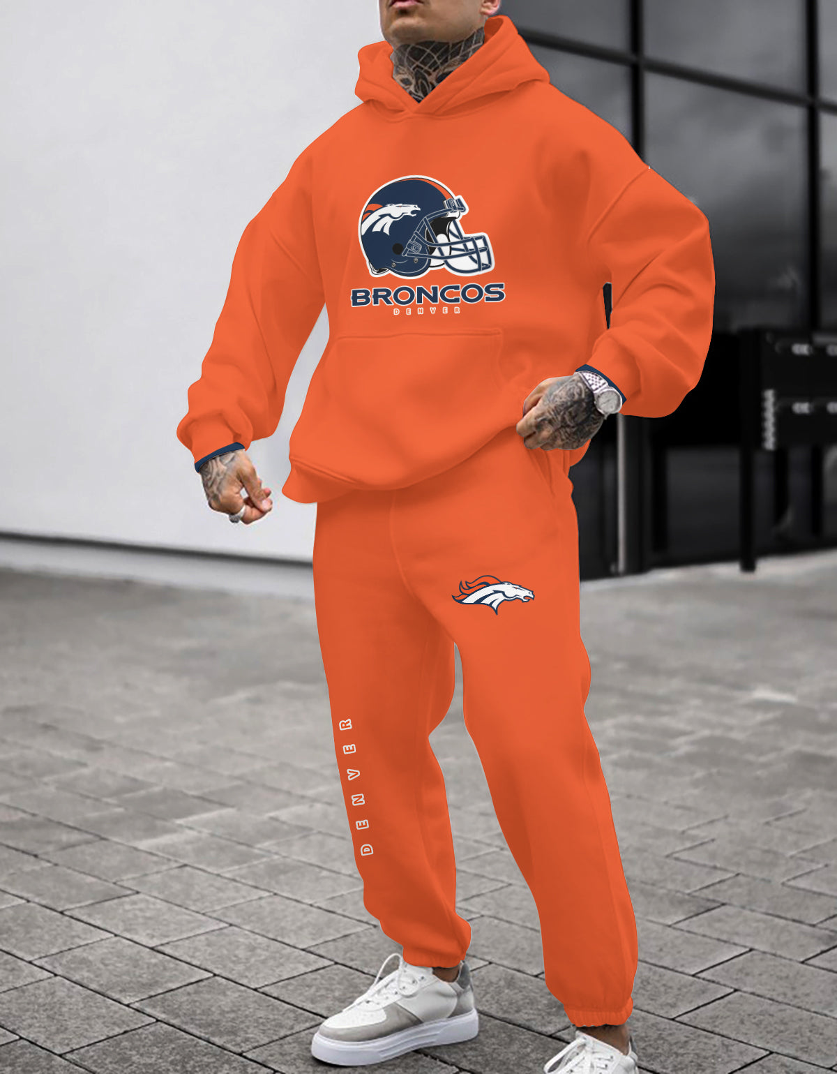 Denver Broncos Combo Pullover Hoodie And Sweatpants AZBTPHSP000354