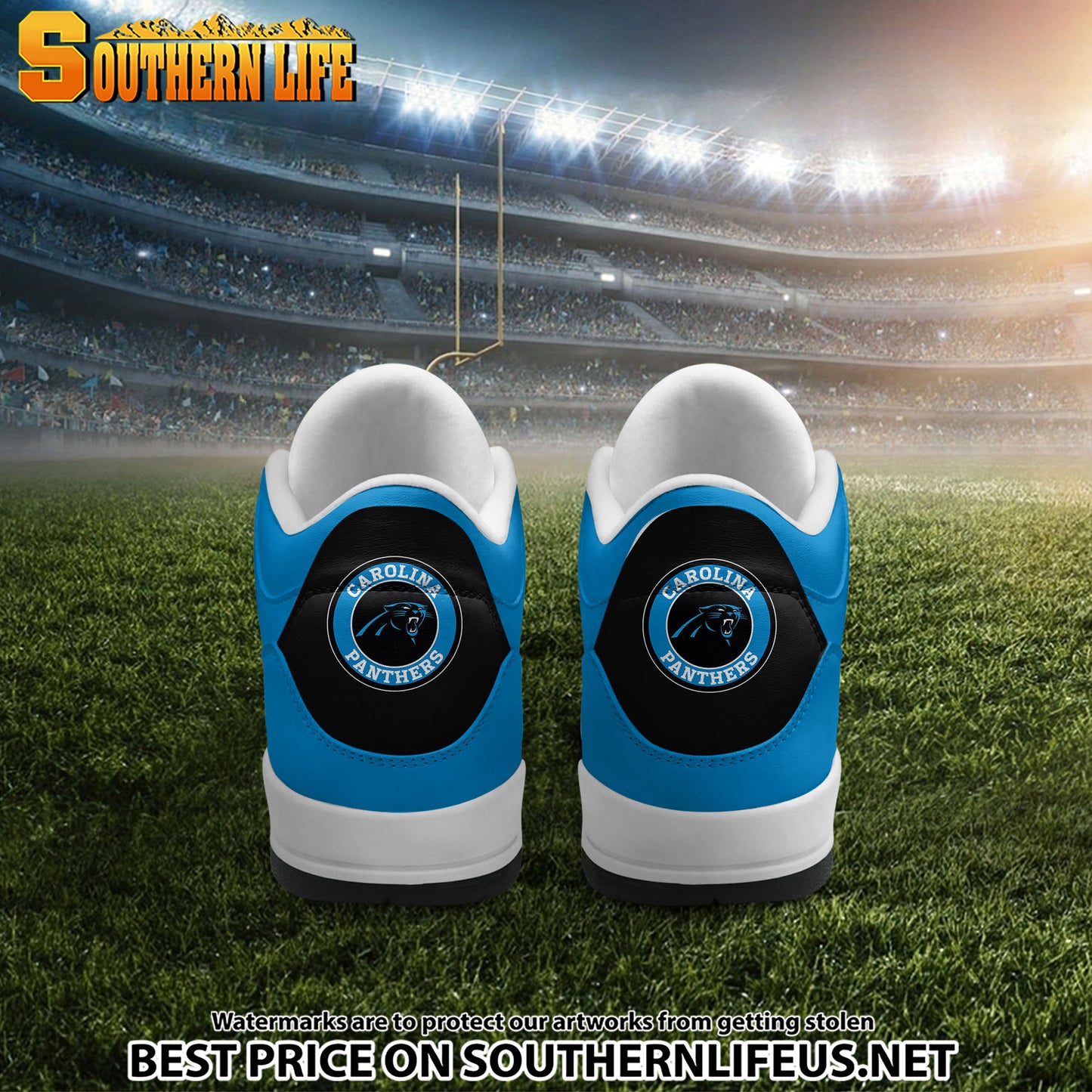 Carolina Panthers JD3 New Sport Football Sneakers AZBTAJ3000268