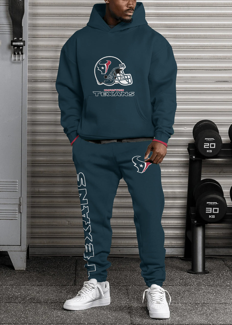 Houston Texans Combo Pullover Hoodie And Sweatpants AZBTPHSP000190