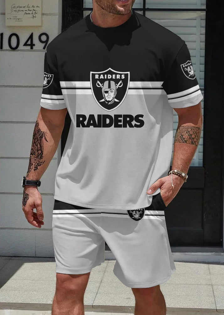 Las Vegas Raiders T-shirt and Shorts AZBTTSAS000016