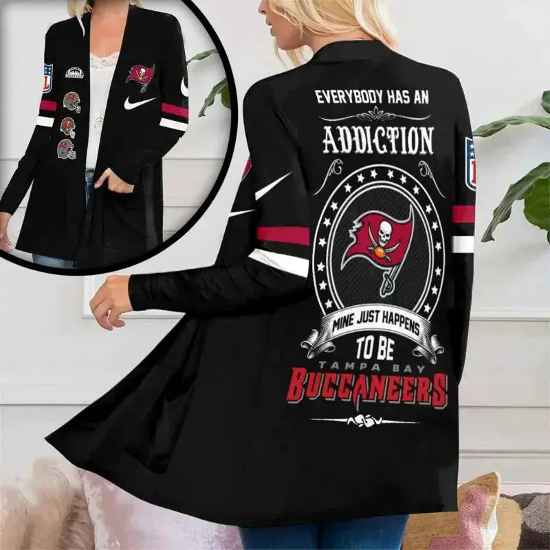 Tampa Bay Buccaneers Women Patch Pocket Cardigan BT183