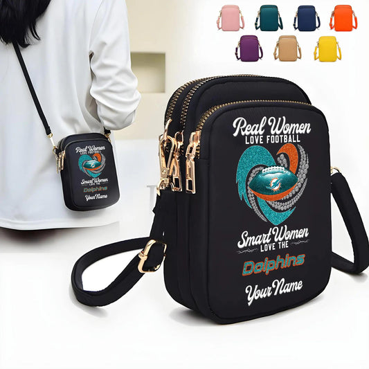 Miami Dolphins Mini Crossbody Bag for Women New Trending 2025 AZBT2DMCB000066
