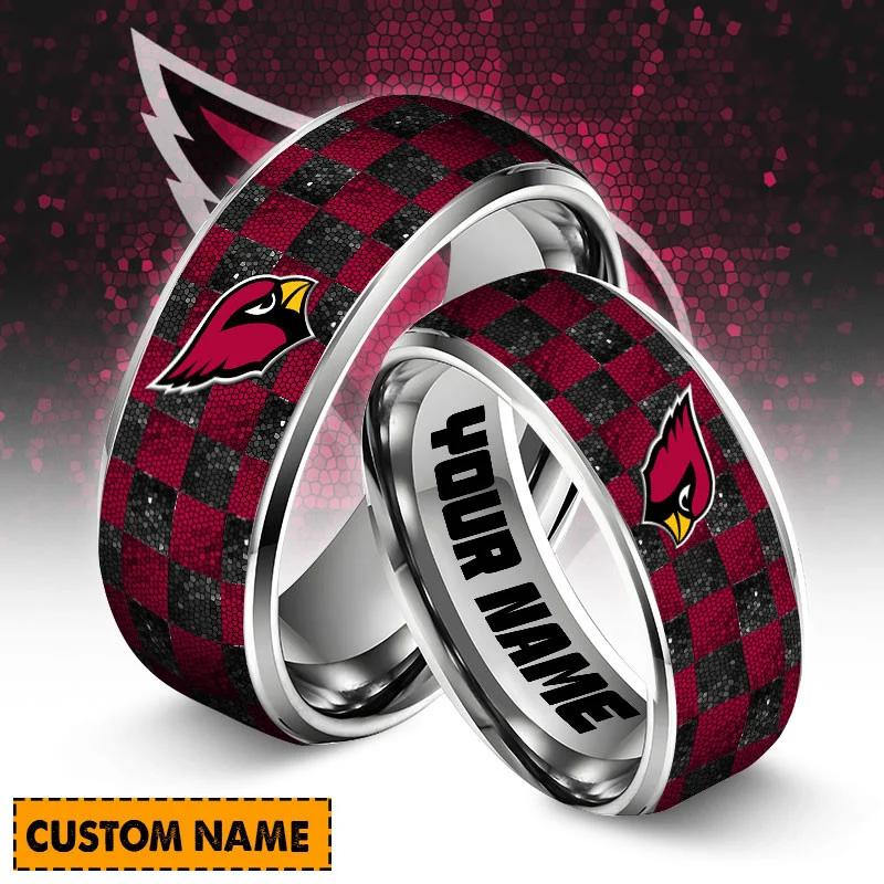 Arizona Cardinals Special Stainless Ring Custom Name AZBTSR000025