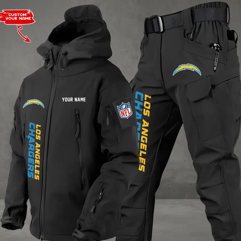 Los Angeles Chargers Outdoor Jacket and Pants 000012