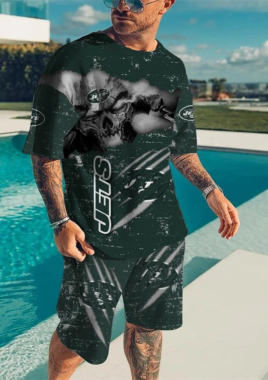New York Jets T-shirt and Shorts AZTS587