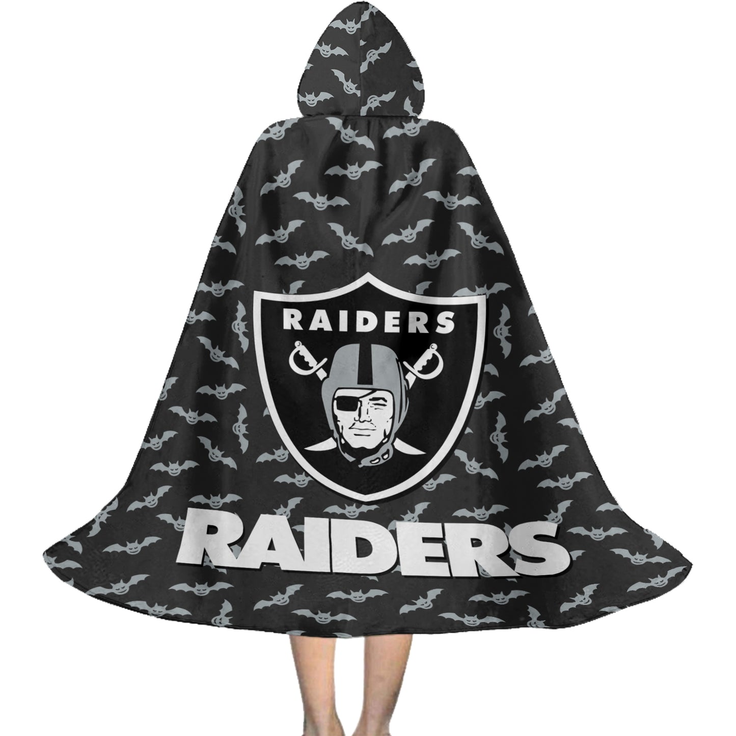 Las Vegas Raiders Halloween Bats Limited Edition All-Over Print Halloween Cloak