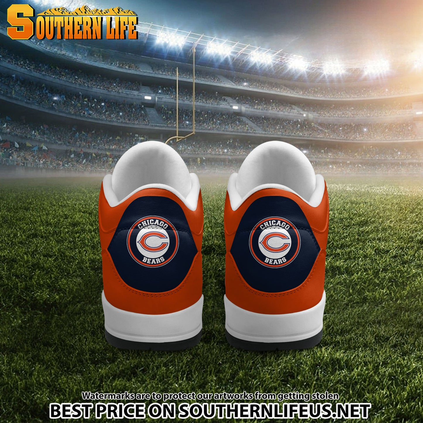 Chicago Bears JD3 New Sport Football Sneakers AZBTAJ3000270
