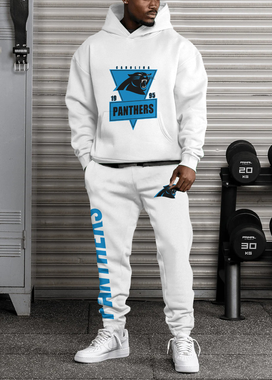 Carolina Panthers Combo Pullover Hoodie And Sweatpants AZBTPHSP000307