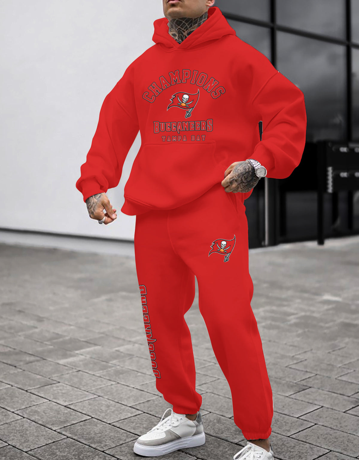 Tampa Bay Buccaneers Combo Pullover Hoodie And Sweatpants AZBTPHSP000072