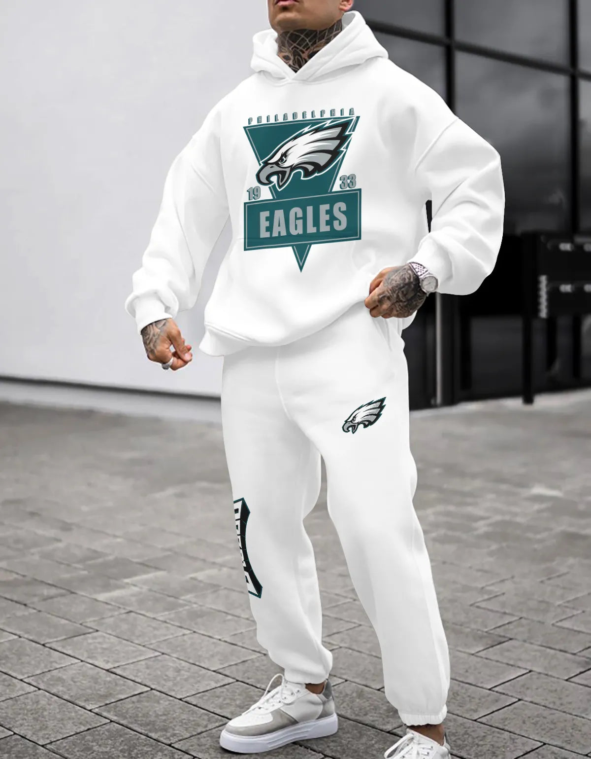 Philadelphia Eagles Combo Pullover Hoodie And Sweatpants AZBTPHSP000075
