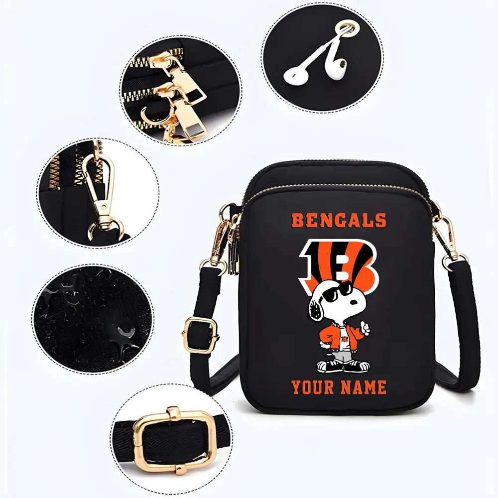 Cincinnati Bengals Mini Crossbody Bag for Women New Trending 2025 AZBT2DMCB000026