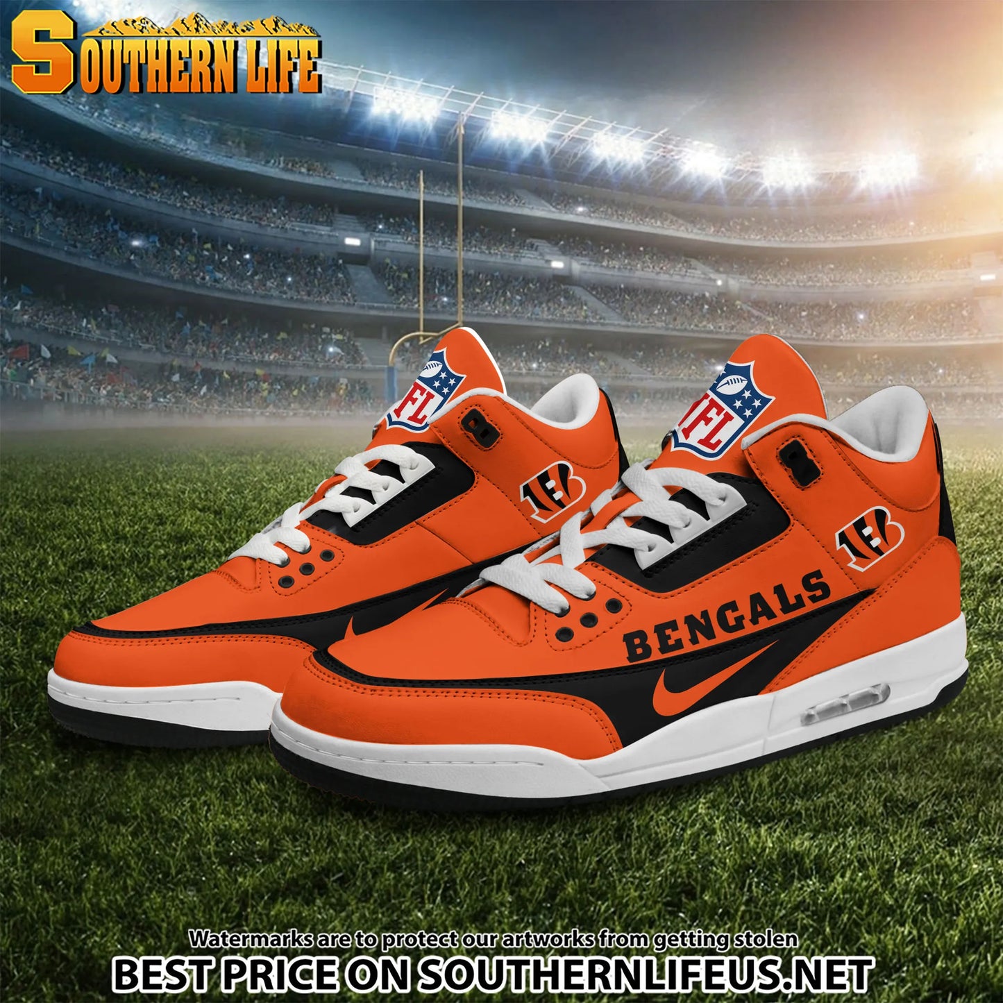 Cincinnati Bengals JD3 New Sport Football Sneakers AZBTAJ3000271