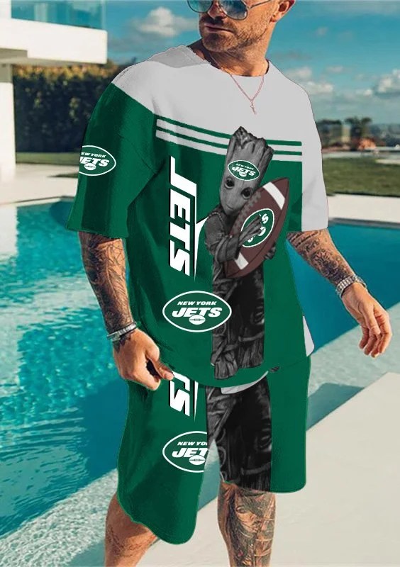 New York Jets T-shirt and Shorts AZTS592