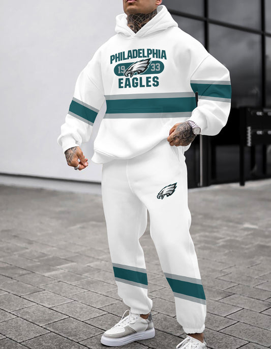 Philadelphia Eagles Combo Pullover Hoodie And Sweatpants AZBTPHSP000387