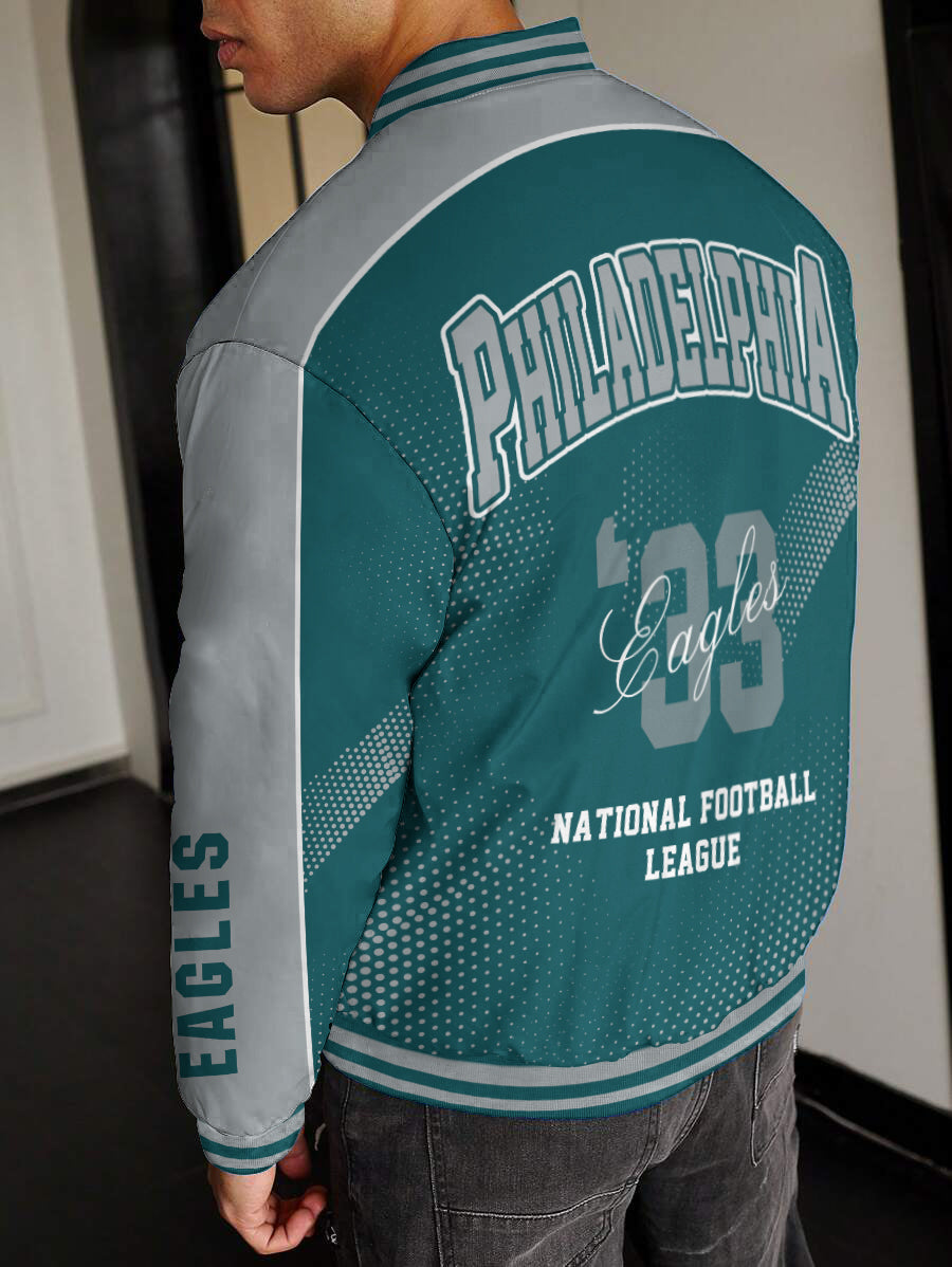 Philadelphia Eagles National Football League Varsity Jacket AZBTVJK000466