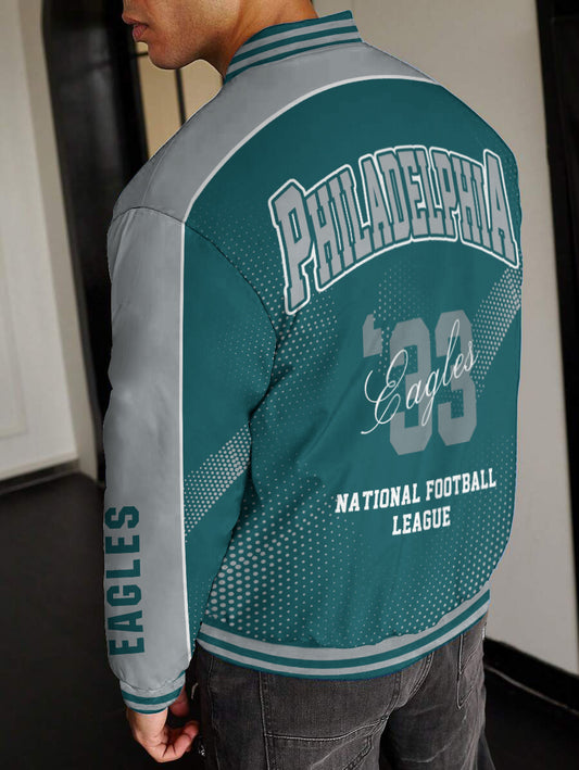 Philadelphia Eagles National Football League Varsity Jacket AZBTVJK000466