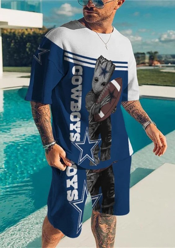 Dallas Cowboys T-shirt and Shorts AZTS053