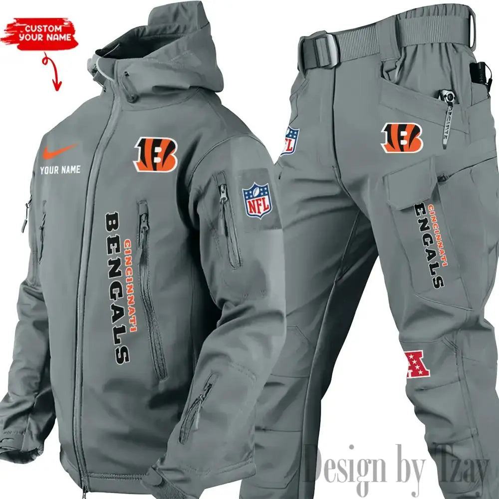 Cincinnati Bengals Outdoor Jacket and Pants 000043