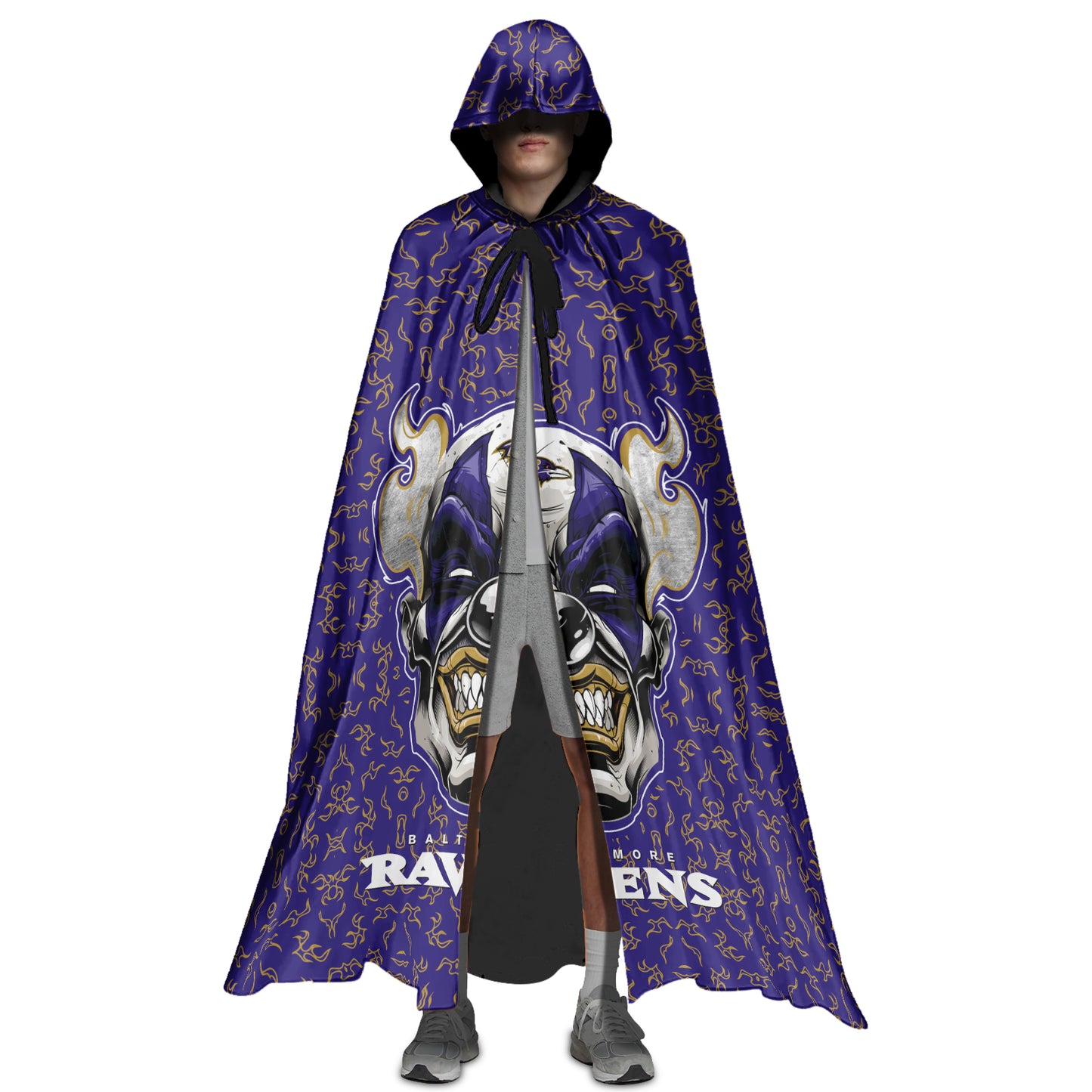 Baltimore Ravens Halloween Clown Limited Edition All-Over Print Halloween Cloak