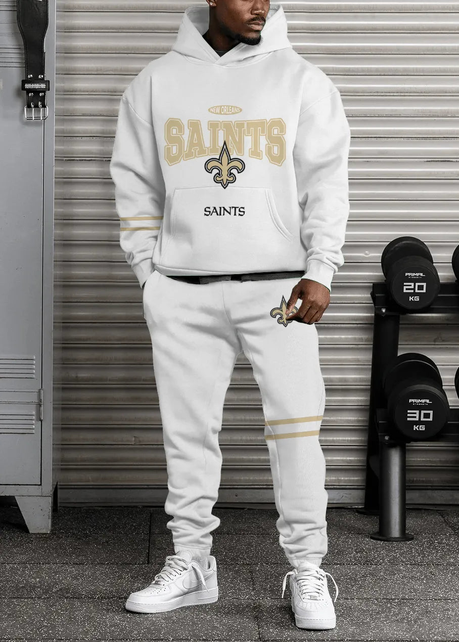 New Orleans Saints Combo Pullover Hoodie And Sweatpants AZBTPHSP000117