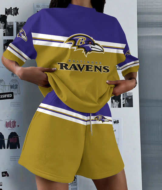 Baltimore Ravens Limited Edition Top And Shorts Two-Piece Suits
