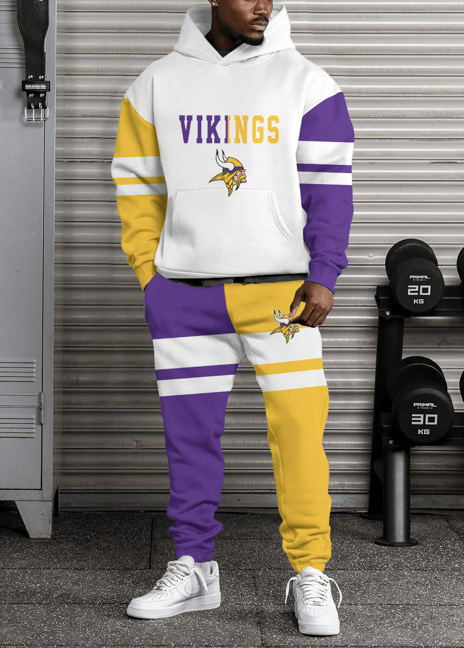 Minnesota Vikings Combo Pullover Hoodie And Sweatpants AZBTPHSP000220