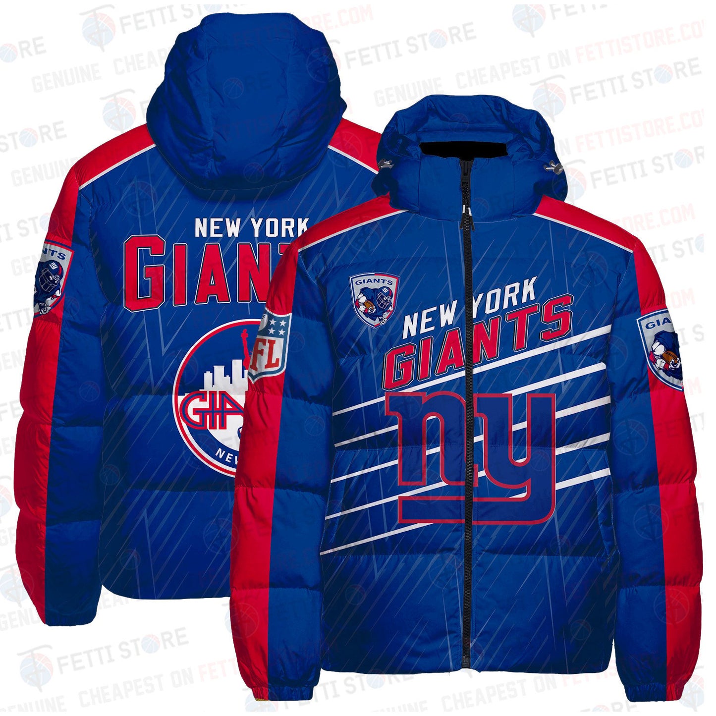 New York Giants CozyCloud Down Jacket AZBTDWJ000307