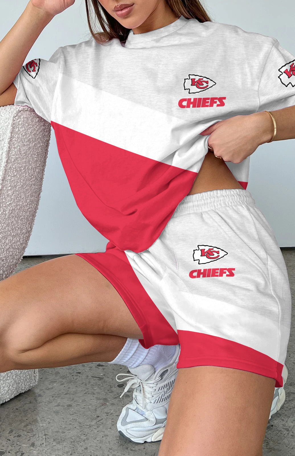 Kansas City Chiefs Limited Edition Top And Shorts Two-Piece Suits (2)