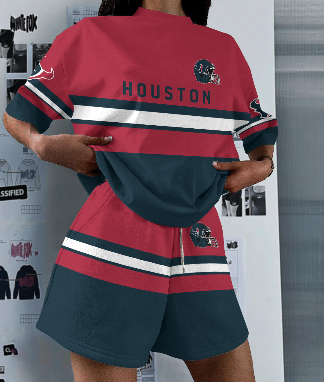 Houston Texans Limited Edition Top And Shorts Two-Piece Suits (2)