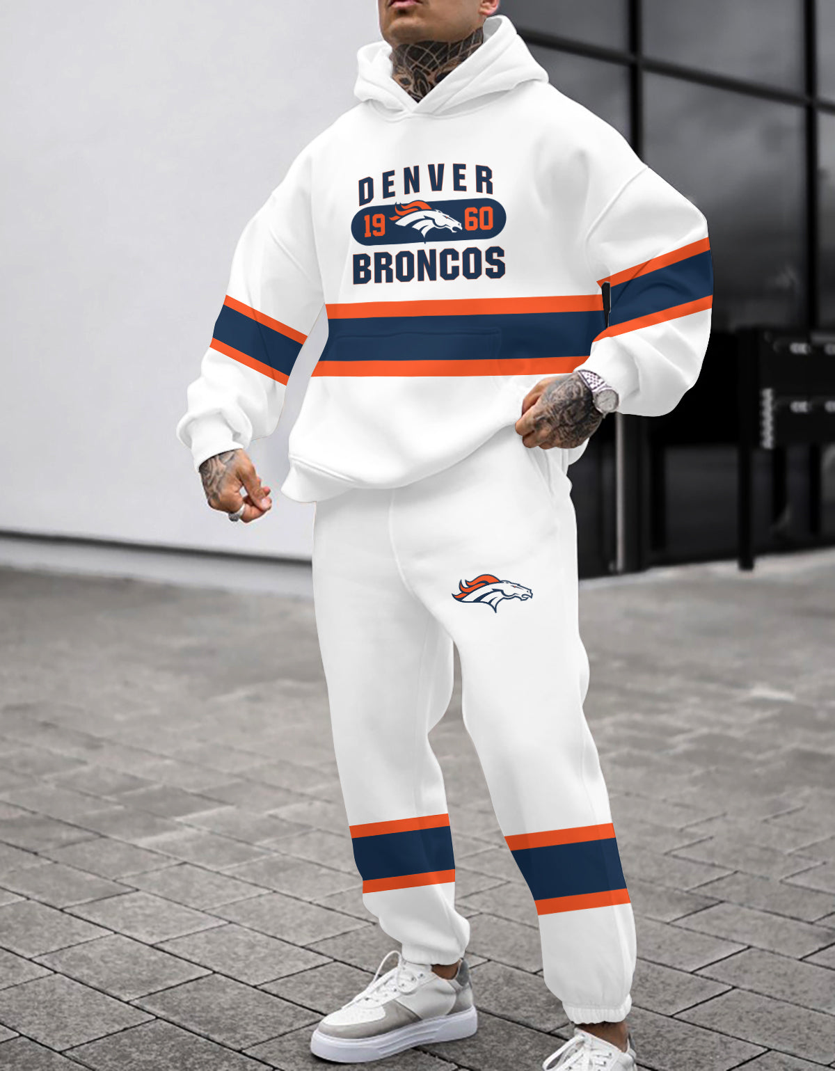 Denver Broncos Combo Pullover Hoodie And Sweatpants AZBTPHSP000338