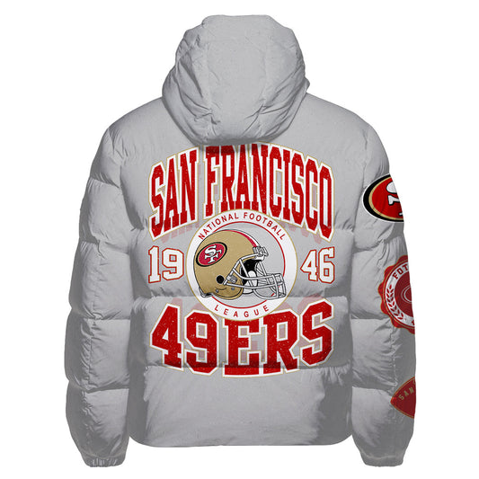 San Francisco 49ers CozyCloud Down Jacket AZBTDWJ000071