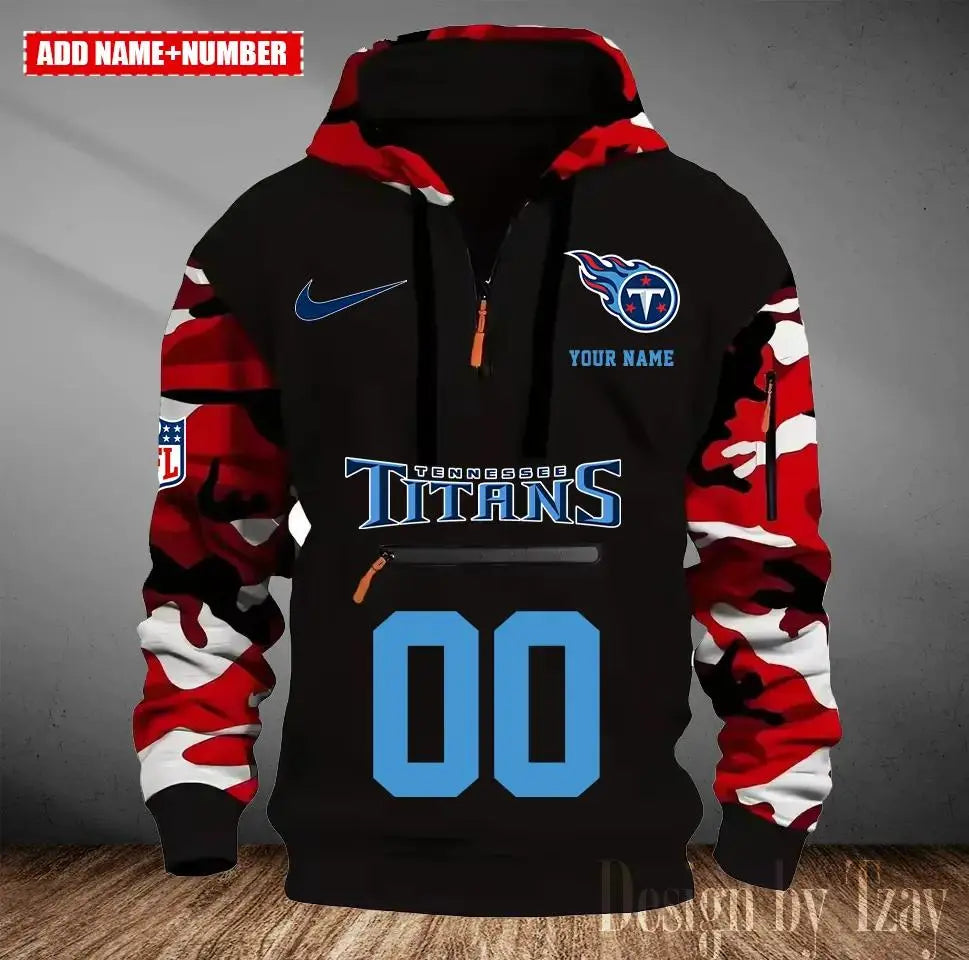 Tennessee Titans Camouflage Hooded Sweatshirt HA31
