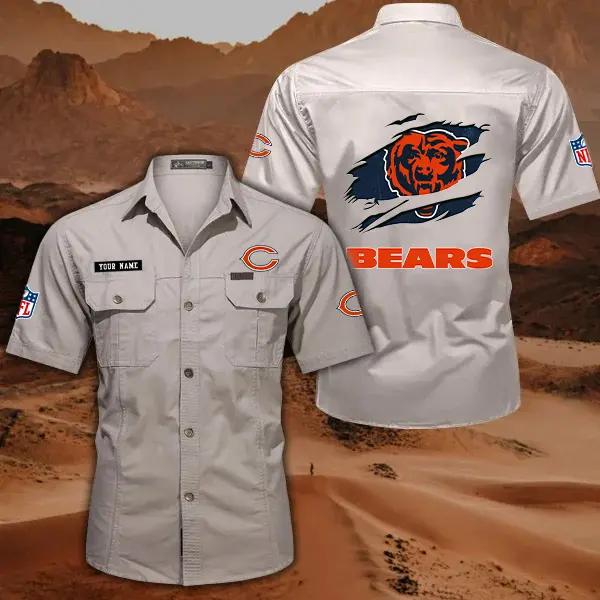Chicago Bears Men’s Short Sleeve Cargo Shirts New 2025 AZBT2DCGS000006