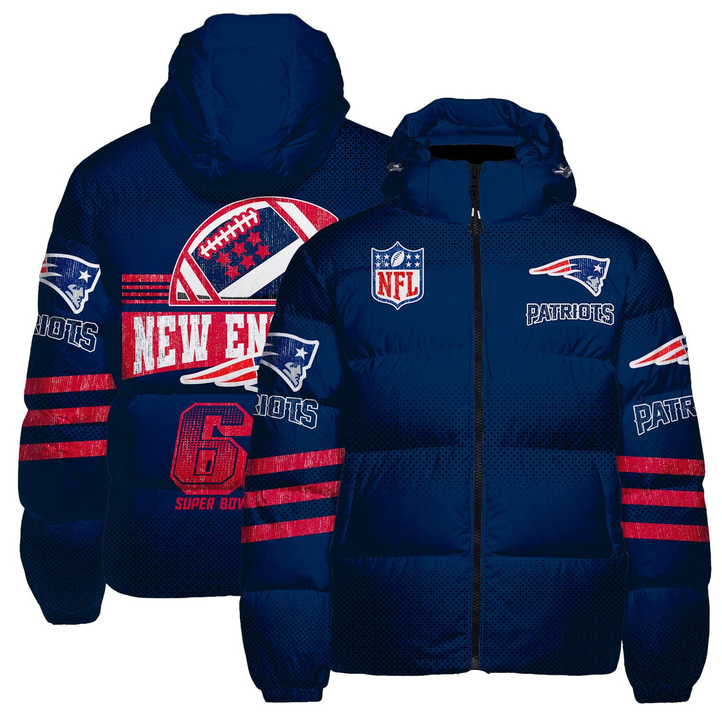 New England Patriots CozyCloud Down Jacket AZBTDWJ000407