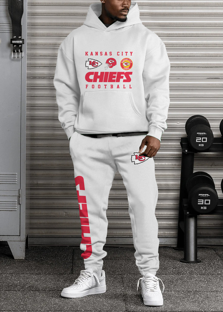 Kansas City Chiefs Combo Pullover Hoodie And Sweatpants AZBTPHSP000023