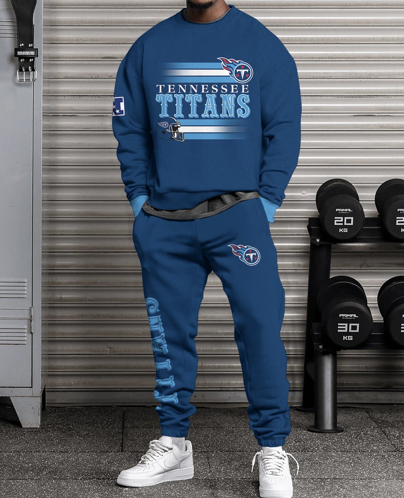 Tennessee Titans Combo 3D Sweatsuit and Sweatpants Unisex CBSP169