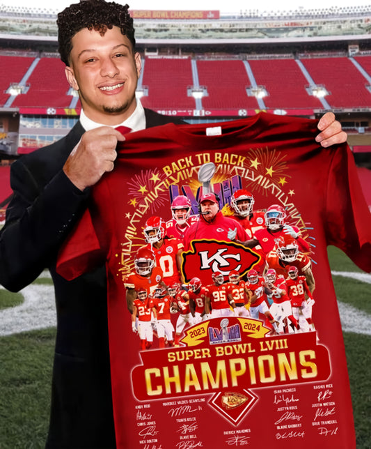 Kansas City Chiefs Super Bowl LVIII T-Shirt
