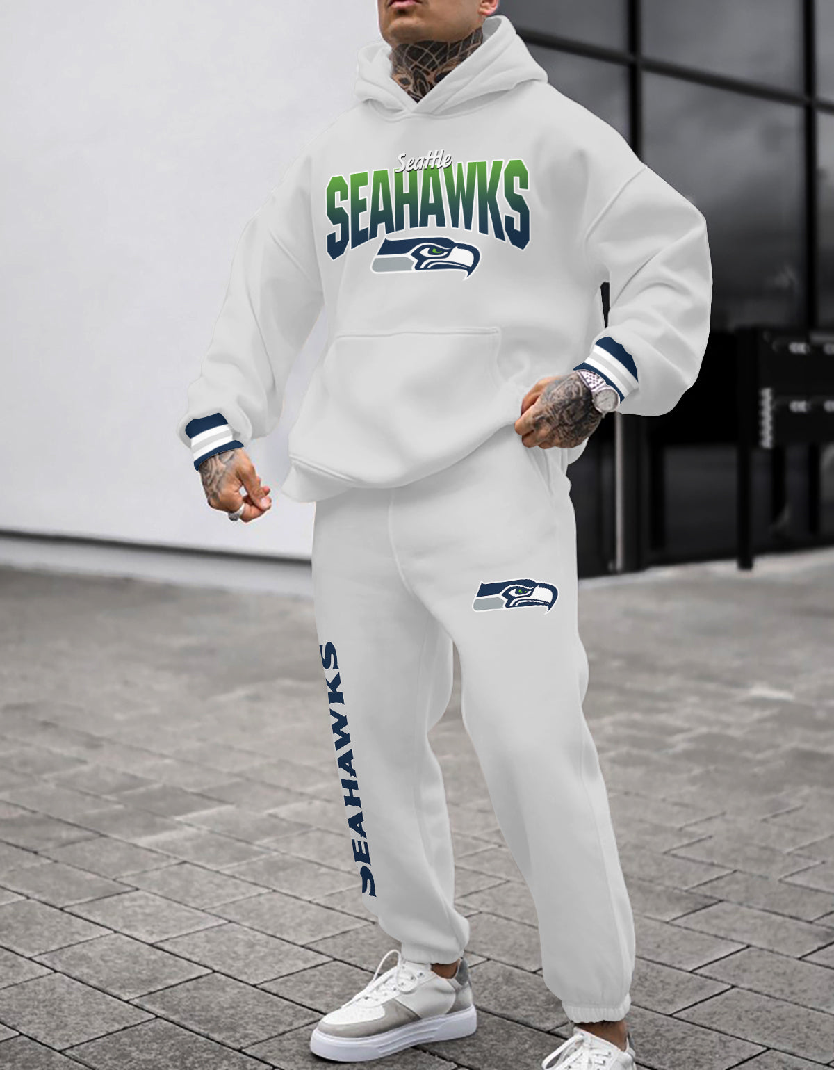 Seattle Seahawks Combo Pullover Hoodie And Sweatpants AZBTPHSP000096